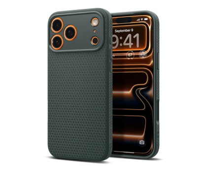 Etui / obudowa na smartfona Spigen Liquid Air do Iphone 17 Pro Max Abyss Green